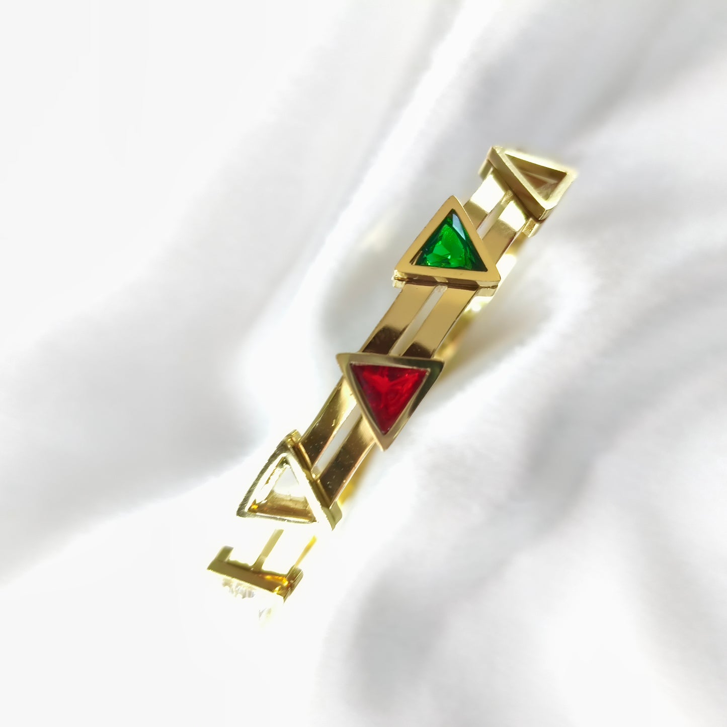 Triangle Multi clr Bracelet