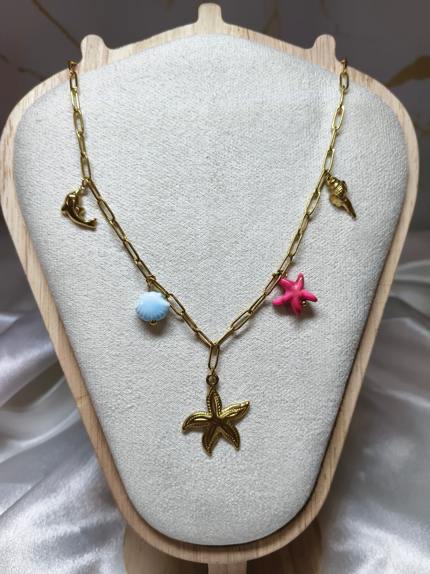 Starfish Charm Necklace