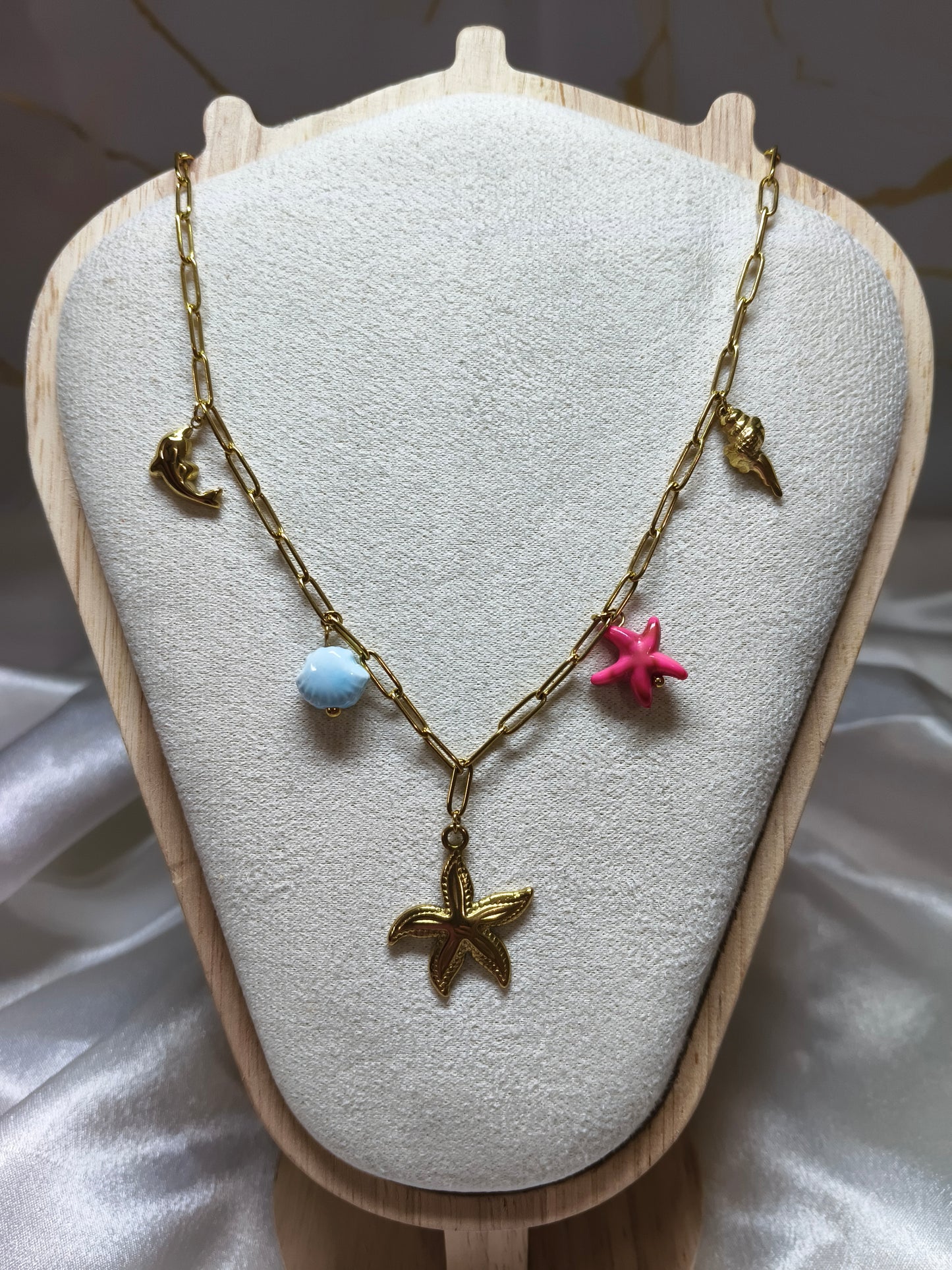 Starfish Charm Necklace