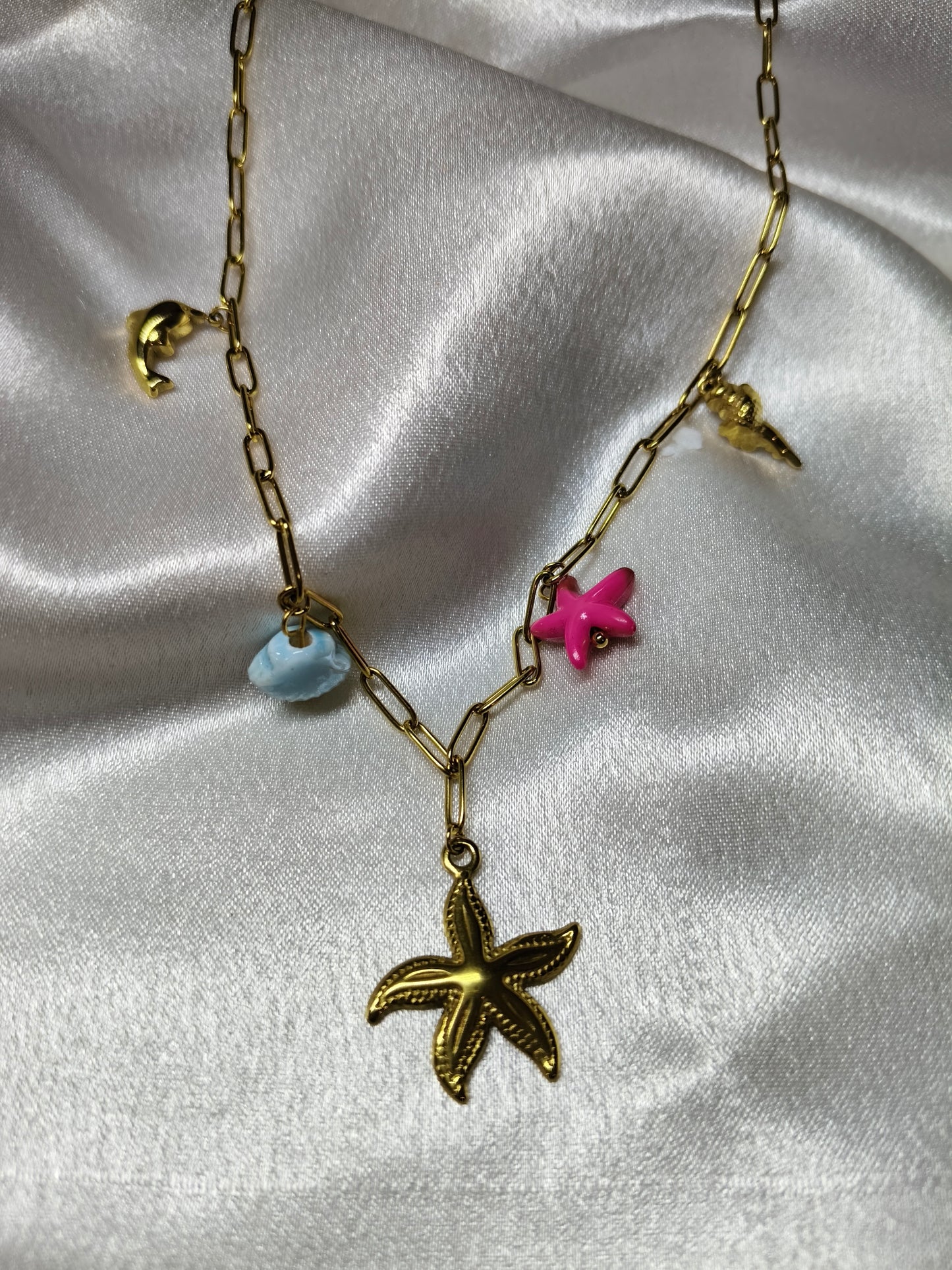 Starfish Charm Necklace