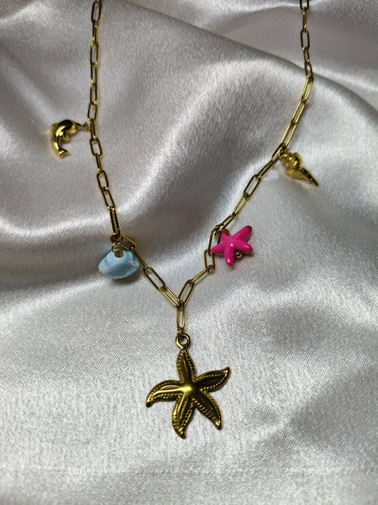 Starfish Charm Necklace