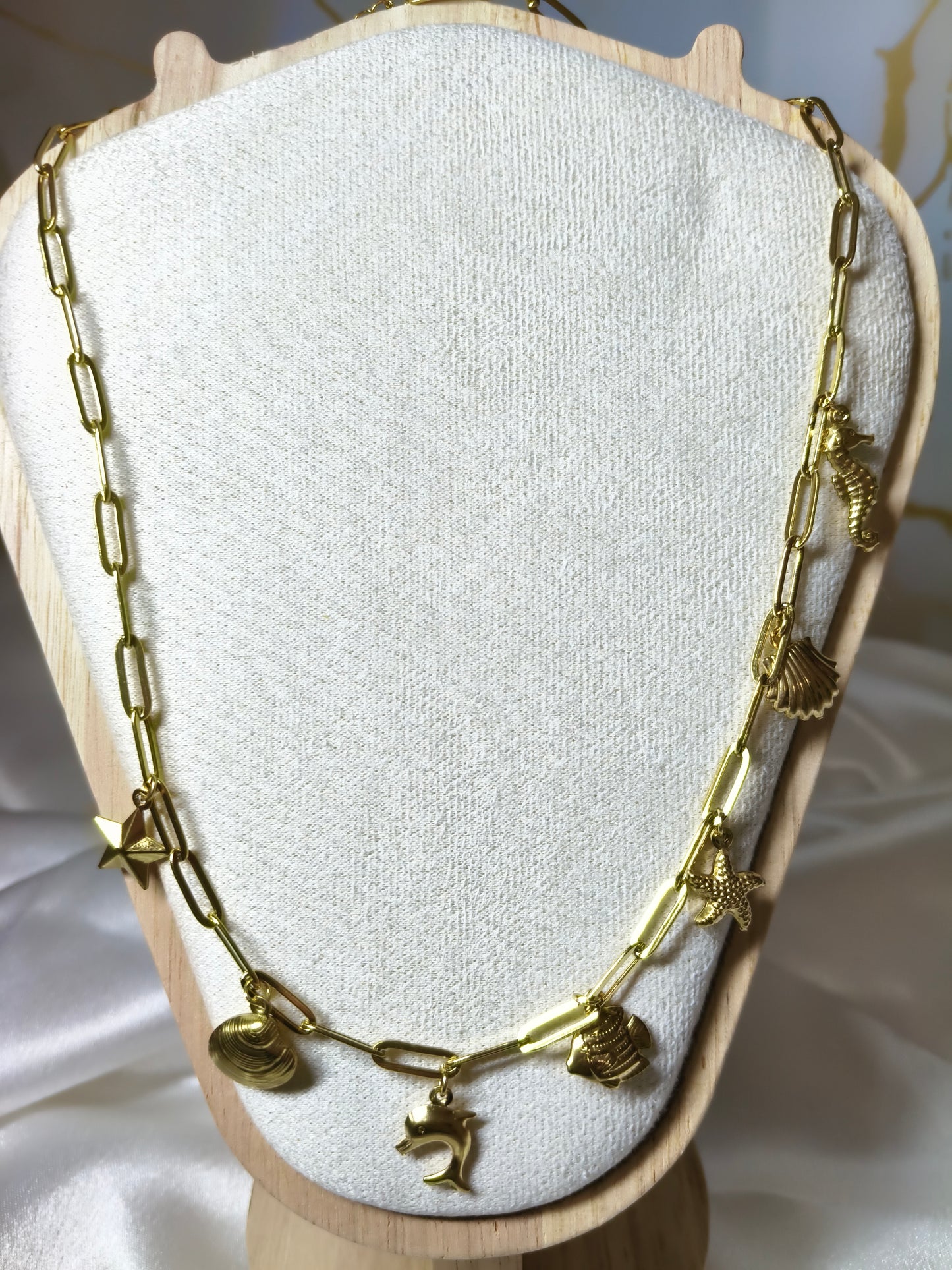 Coral Charm Necklace