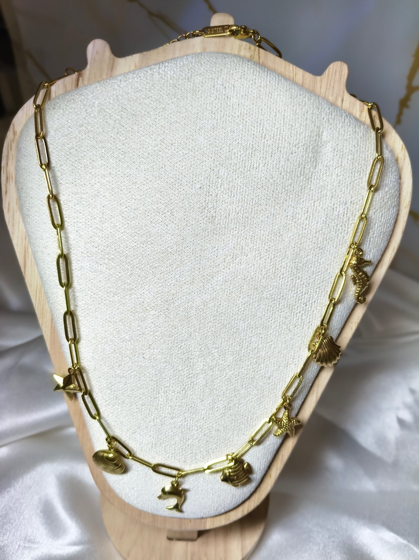 Coral Charm Necklace