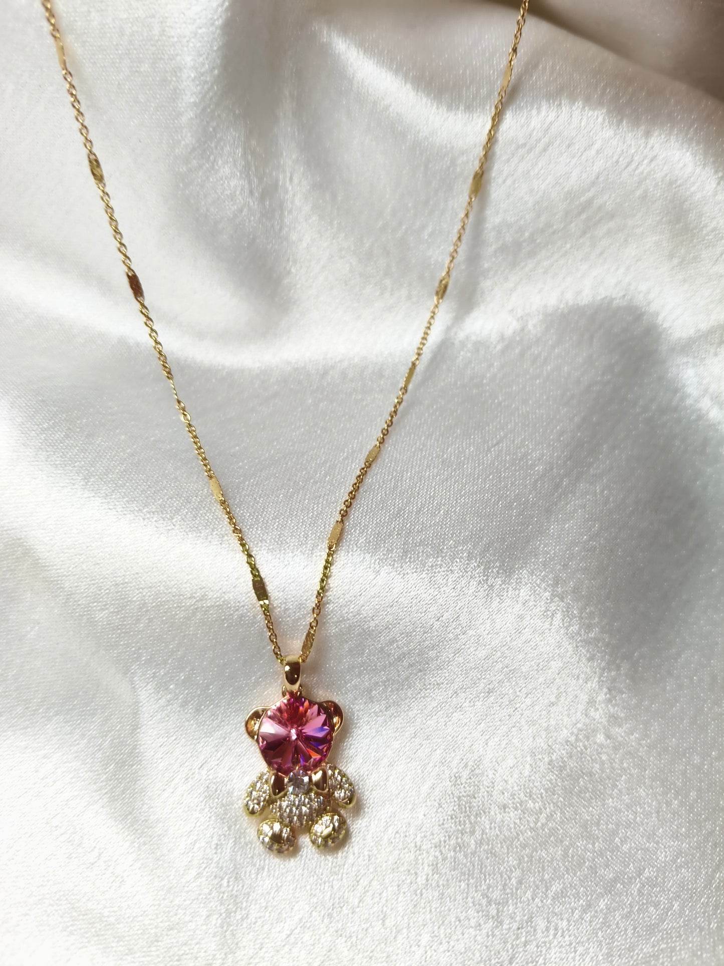 Cute Teddy Necklace