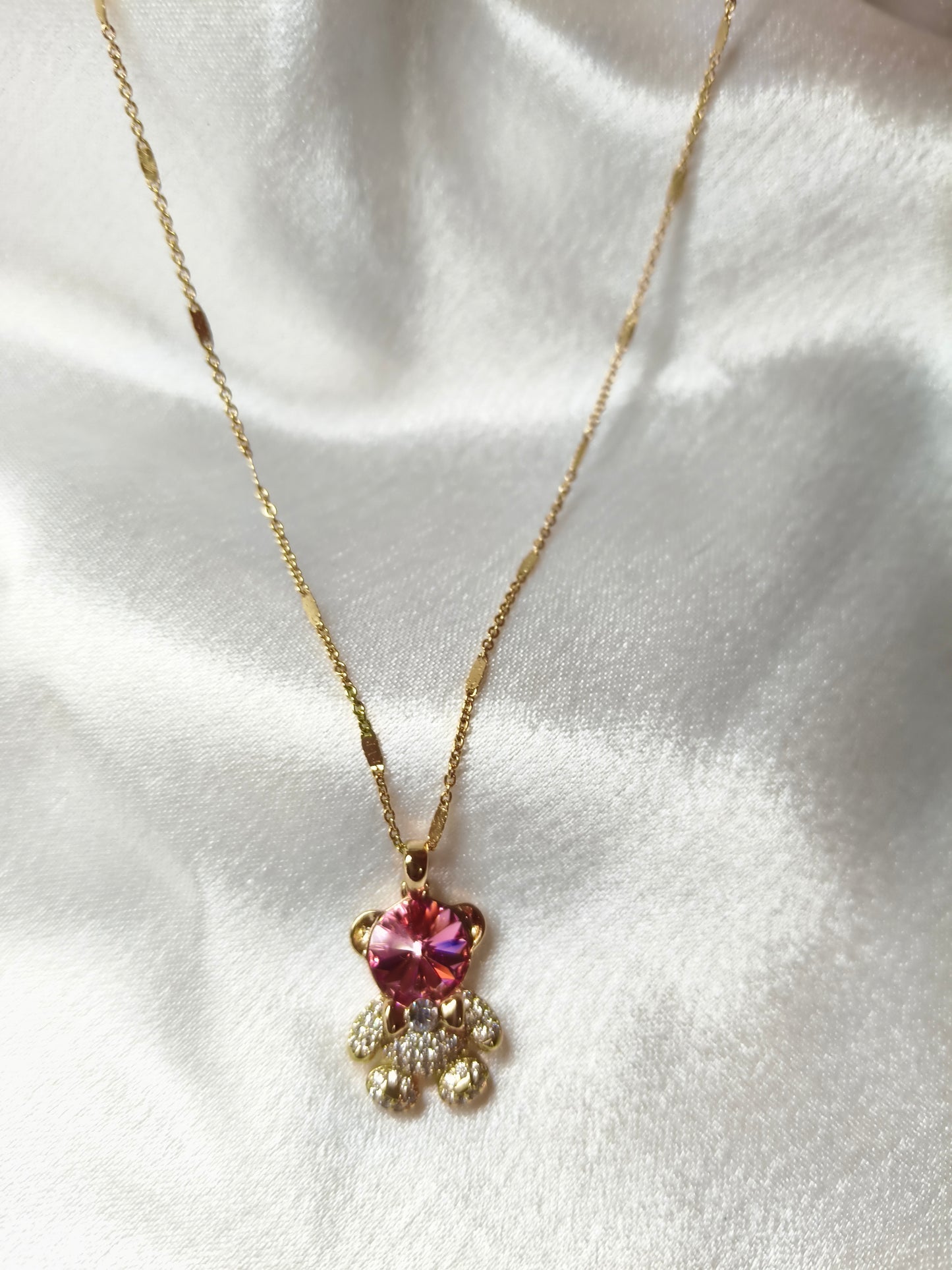 Cute Teddy Necklace