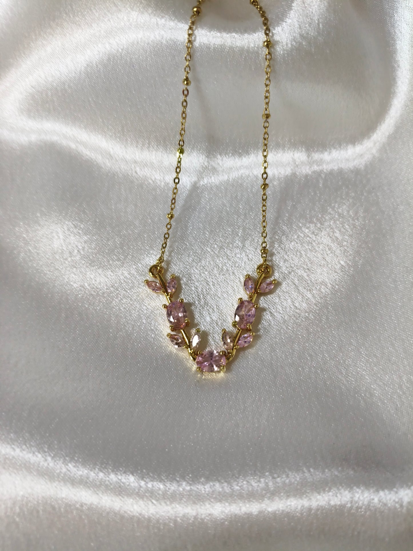 Tulip Pink Necklace