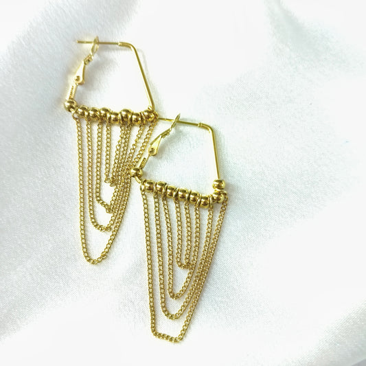 Tassel Hoop Earrings