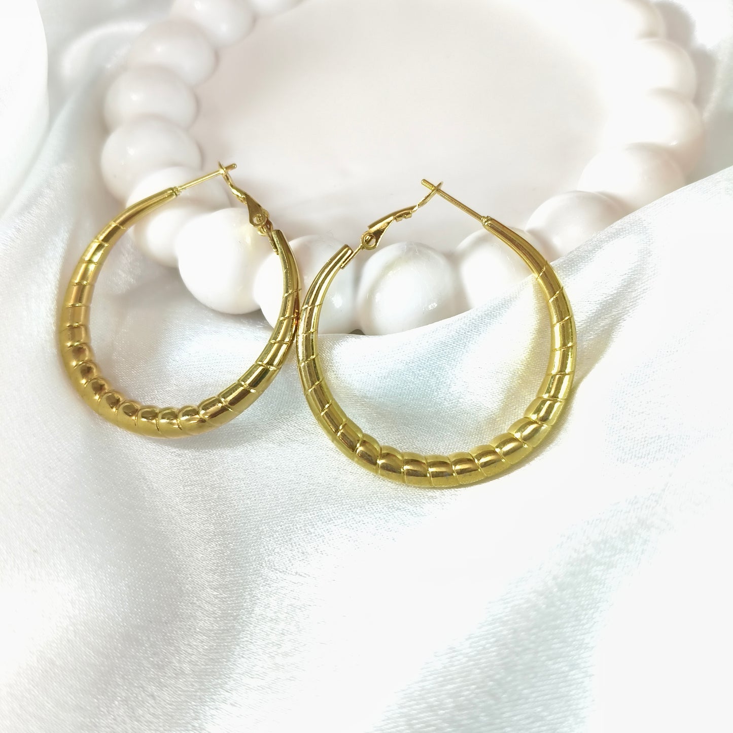 Big Round Hoop Earrings