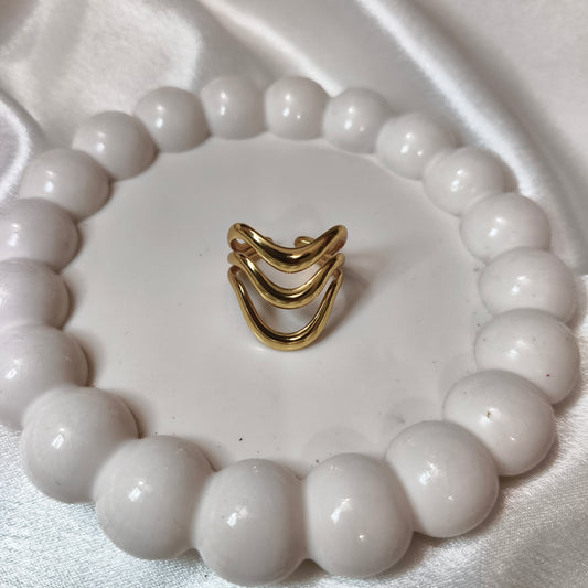 Waves Adjustable Ring