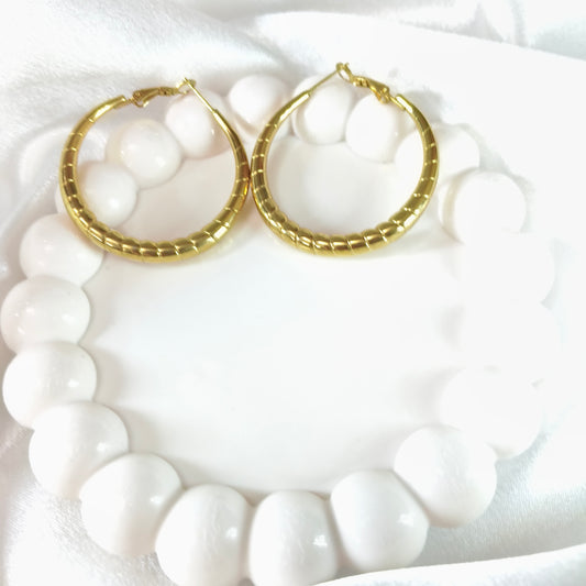 Big Round Hoop Earrings