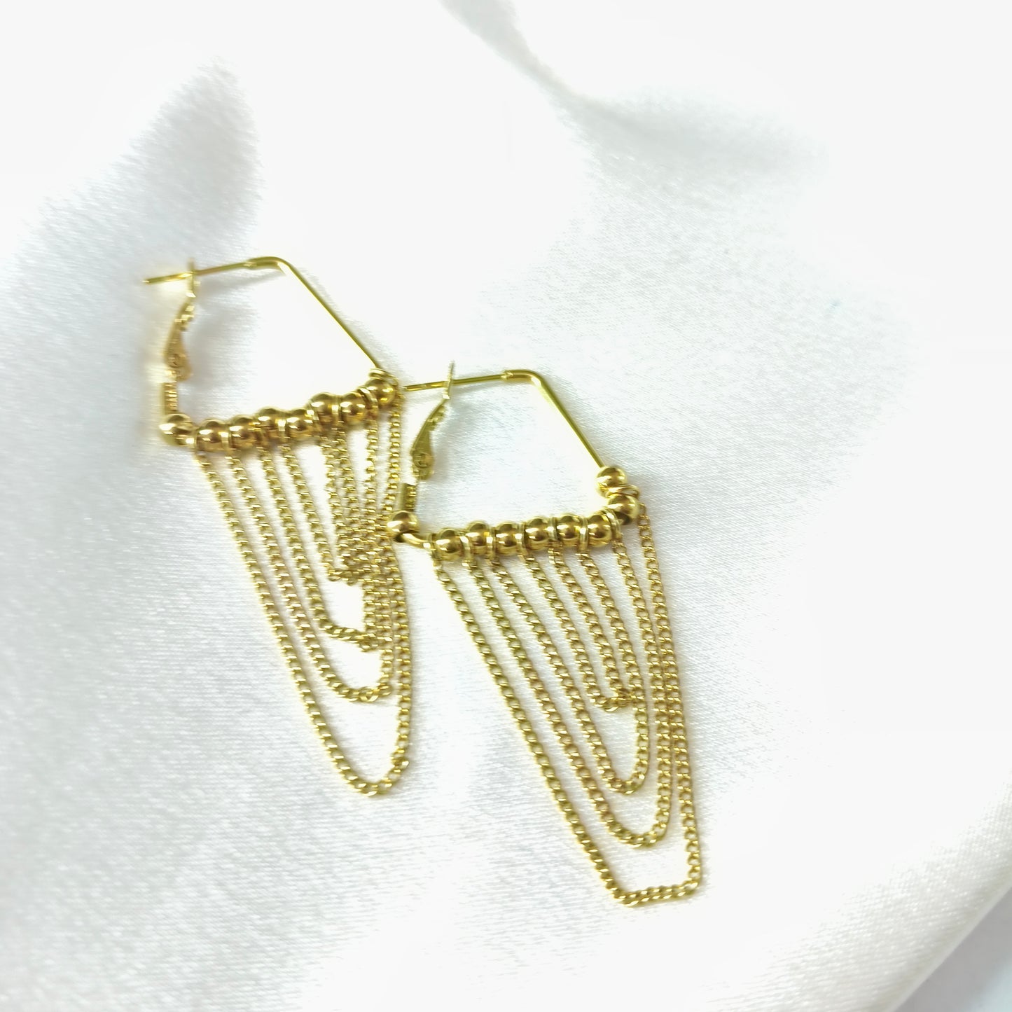 Tassel Hoop Earrings