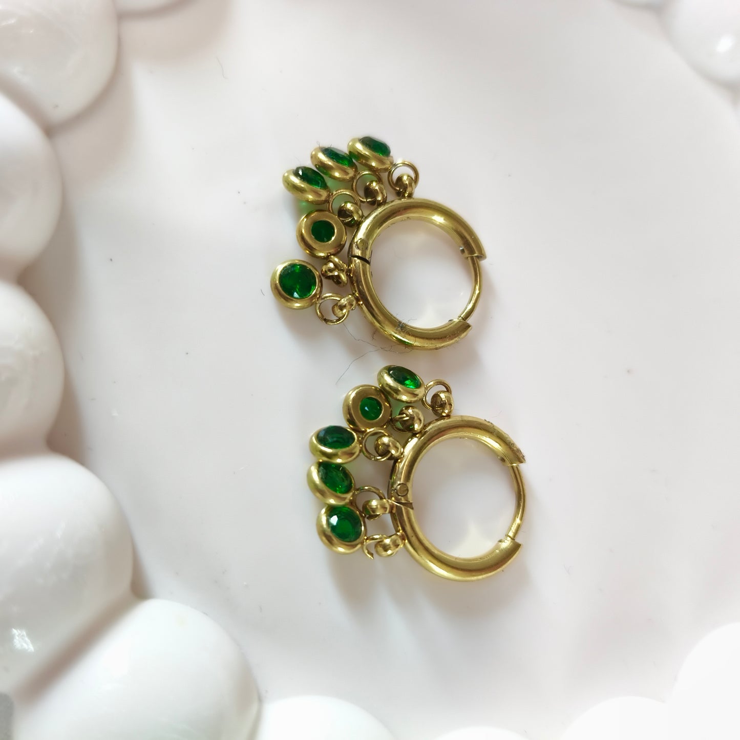 Bali Green Earrings