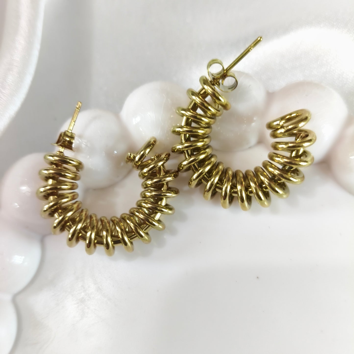 Spiral Hoop Earrings