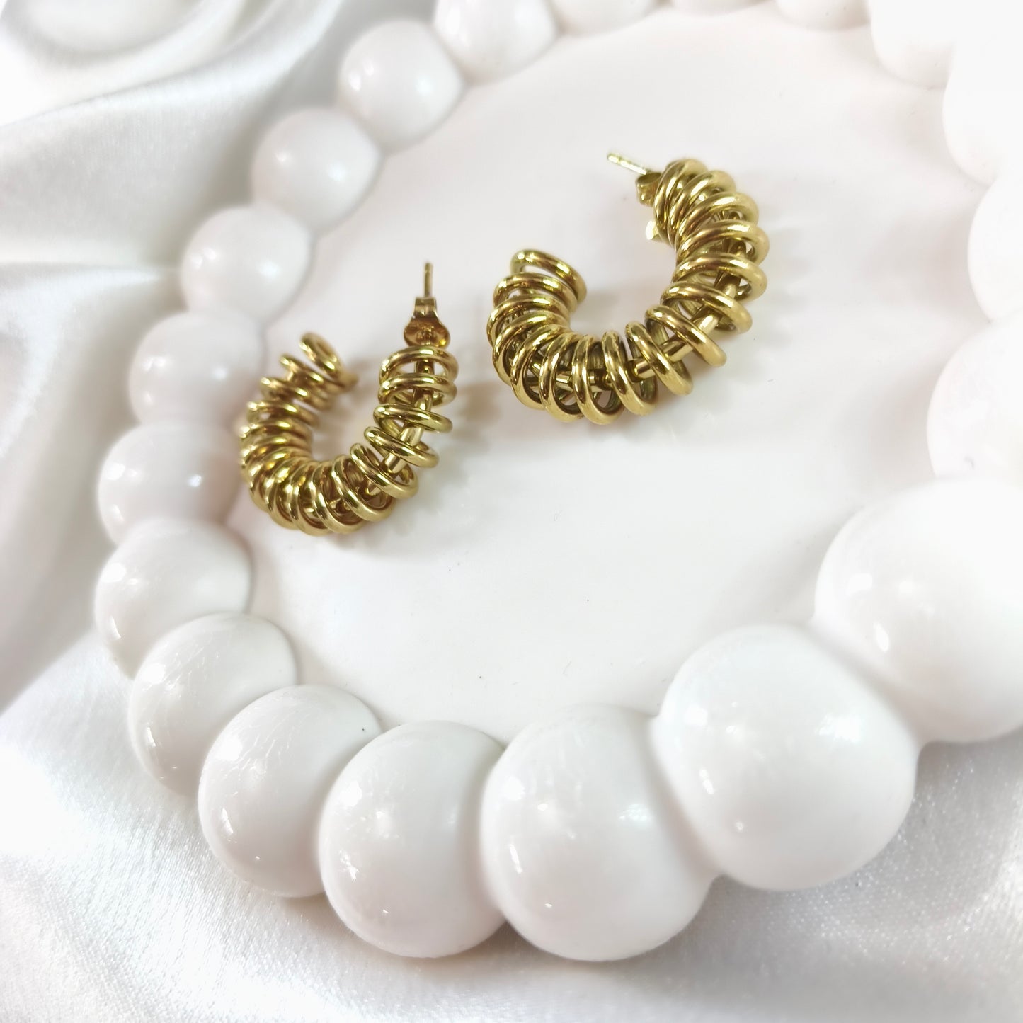 Spiral Hoop Earrings