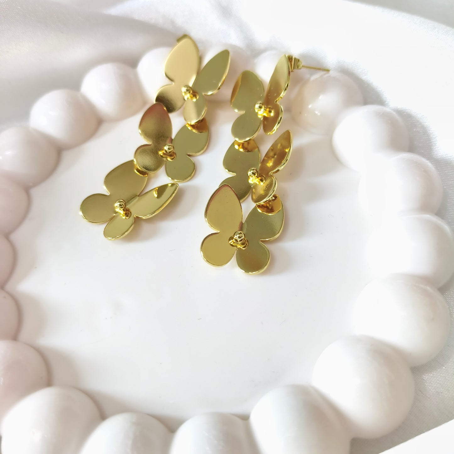 Hanging Butterfly Earrings