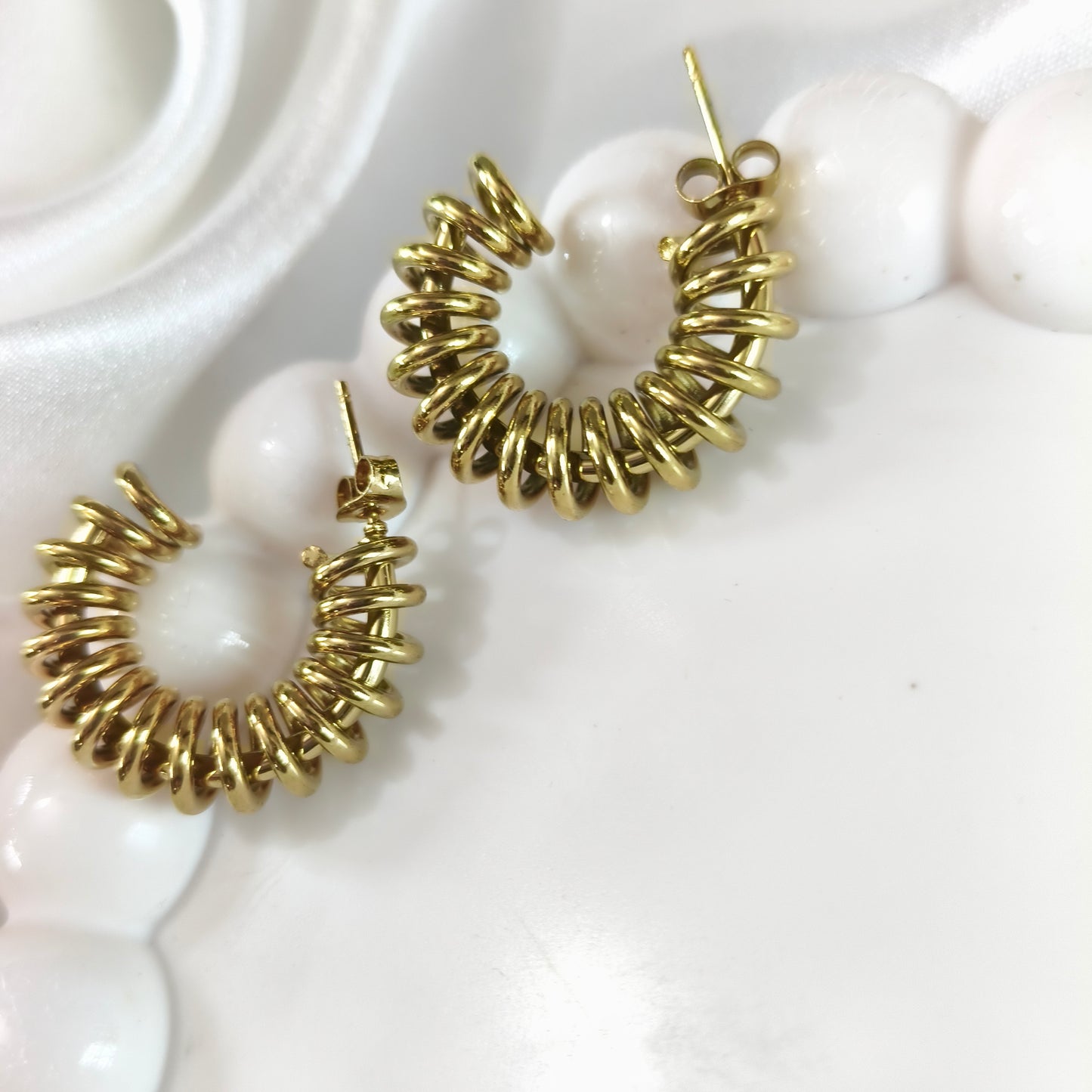 Spiral Hoop Earrings