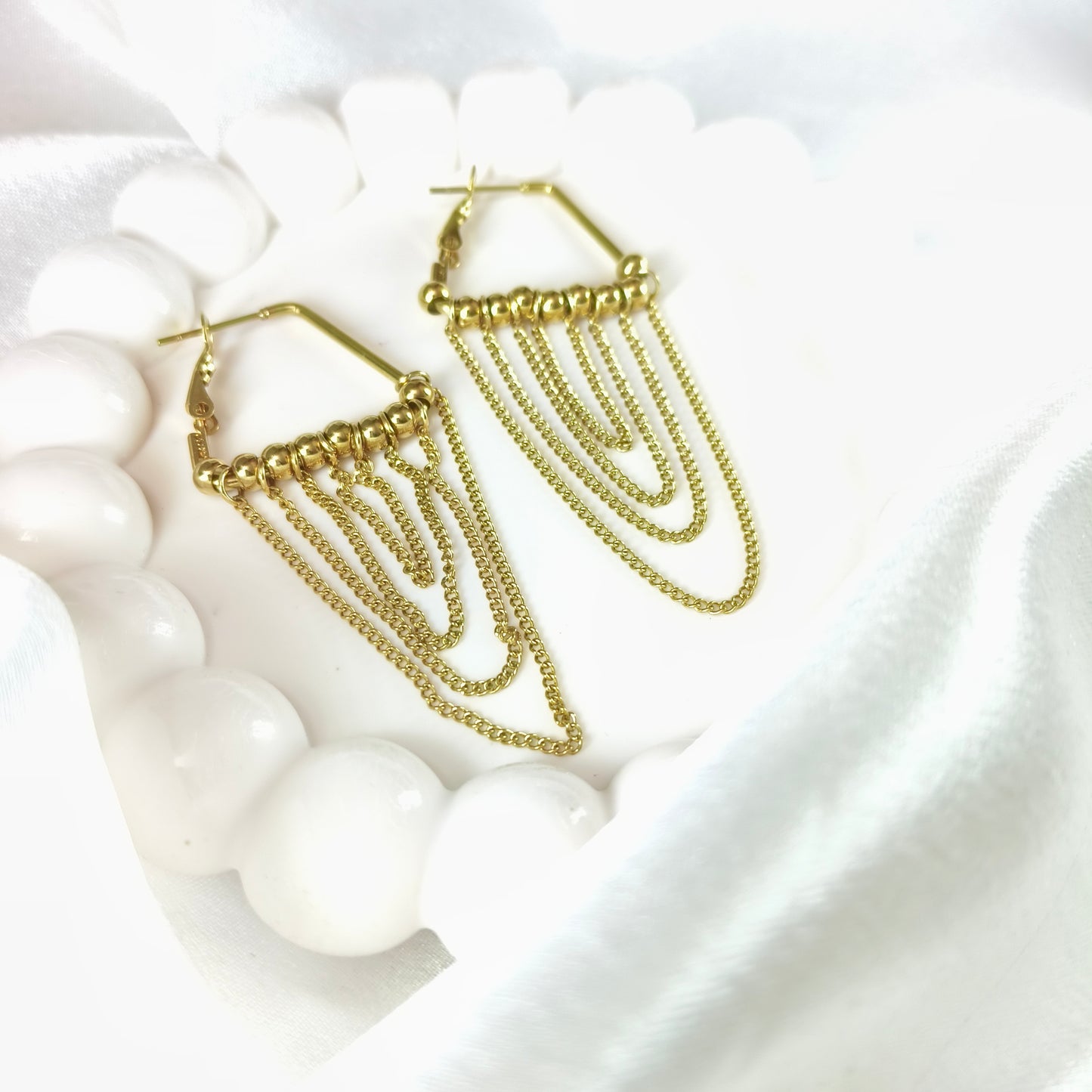 Tassel Hoop Earrings