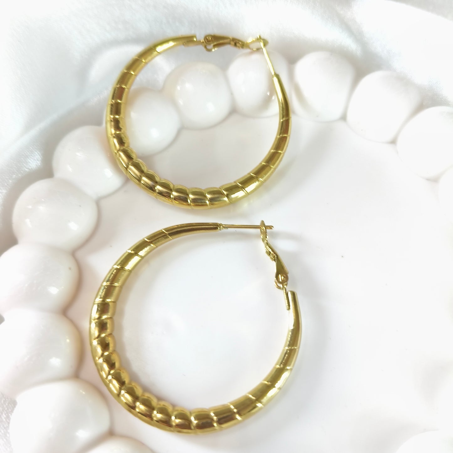 Big Round Hoop Earrings